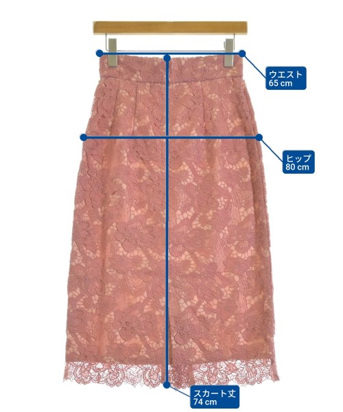 PROPORTION BODY DRESSING（プロポーションボディードレッシング）ロング・マキシ丈スカート ピンク サイズ:M レディース/2200642752864