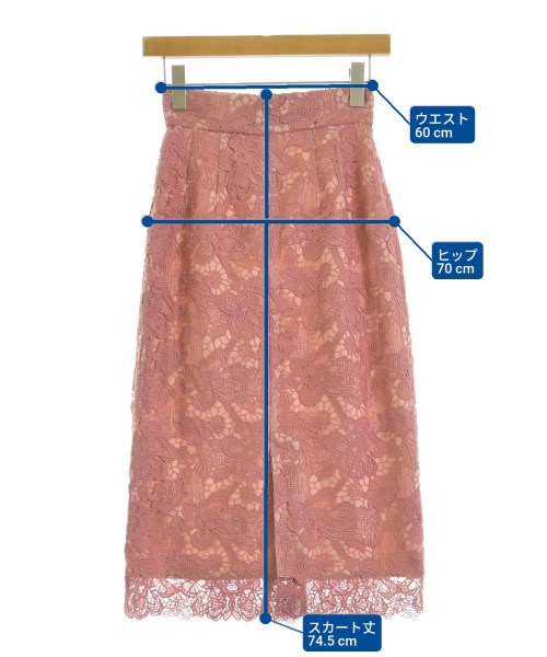 PROPORTION BODY DRESSING（プロポーションボディードレッシング）ロング・マキシ丈スカート ピンク サイズ:XS レディース/2200642752871