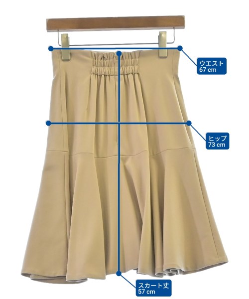 PROPORTION BODY DRESSING（プロポーションボディードレッシング）ひざ丈スカート ベージュ サイズ:S レディース/2200642752932