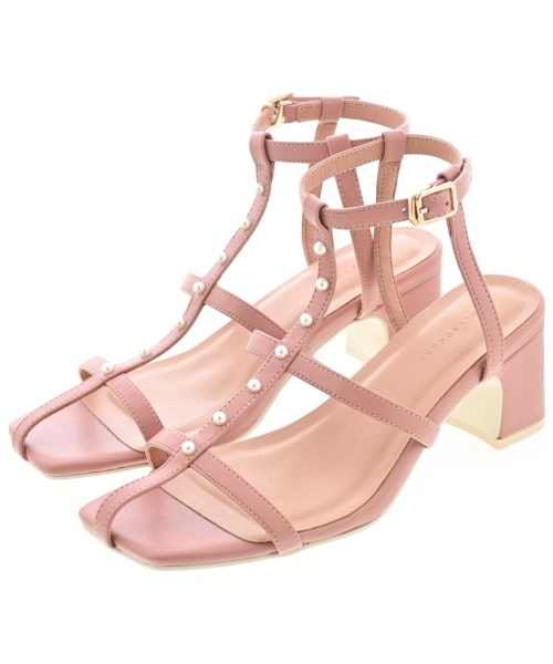 PROPORTION BODY DRESSING(プロポーションボディードレッシング)サンダル ピンク サイズ:24cm/2200642754127