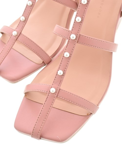 PROPORTION BODY DRESSING（プロポーションボディードレッシング）サンダル ピンク サイズ:24cm レディース/2200642754134