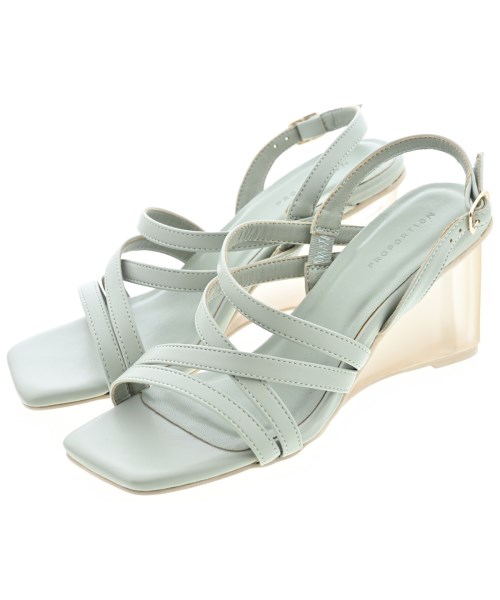 PROPORTION BODY DRESSING(プロポーションボディードレッシング)サンダル グレー サイズ:23cm/2200642754165