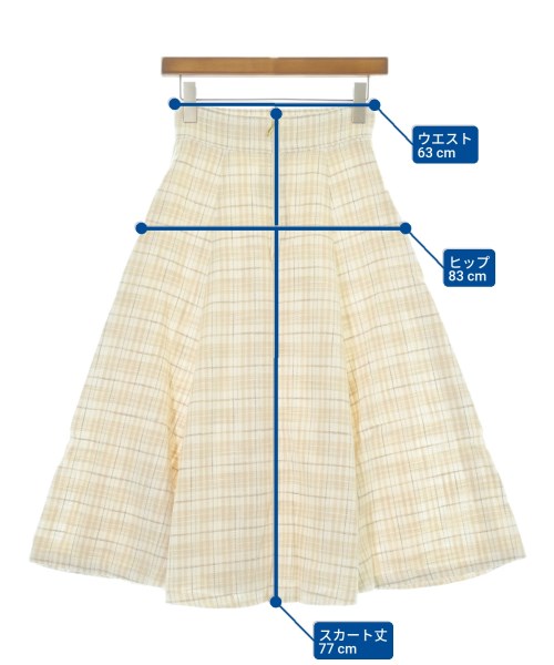 PROPORTION BODY DRESSING（プロポーションボディードレッシング）ロング・マキシ丈スカート ベージュ サイズ:S レディース/2200642756015