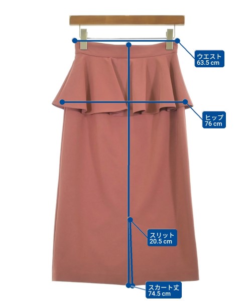 PROPORTION BODY DRESSING（プロポーションボディードレッシング）ロング・マキシ丈スカート ピンク サイズ:S レディース/2200642756329