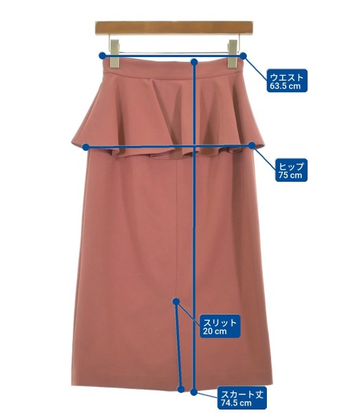PROPORTION BODY DRESSING（プロポーションボディードレッシング）ロング・マキシ丈スカート ピンク サイズ:S レディース/2200642756336