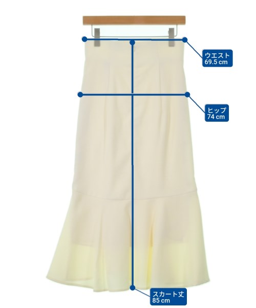 PROPORTION BODY DRESSING（プロポーションボディードレッシング）ロング・マキシ丈スカート 白 サイズ:M レディース/2200642759870