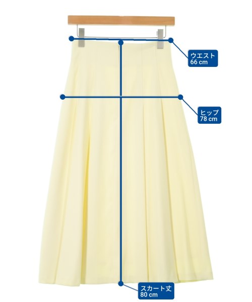 PROPORTION BODY DRESSING（プロポーションボディードレッシング）ロング・マキシ丈スカート 黄 サイズ:M レディース/2200642759887