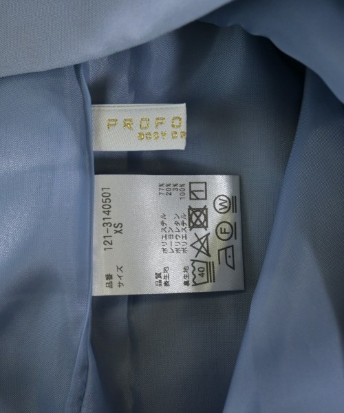 PROPORTION BODY DRESSING（プロポーションボディードレッシング）シャツワンピース 青 サイズ:XS レディース/2200642761781