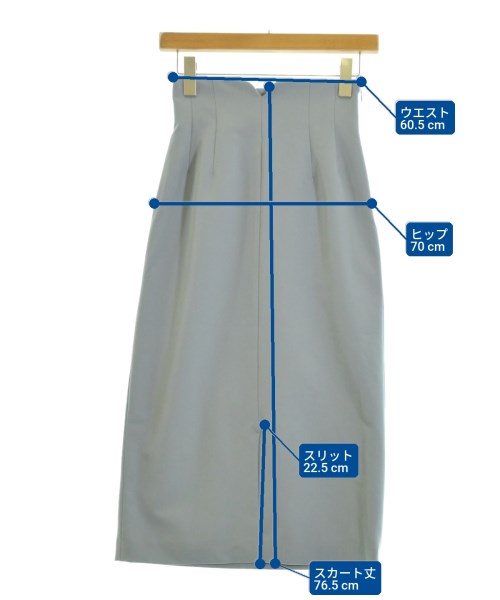 PROPORTION BODY DRESSING（プロポーションボディードレッシング）ロング・マキシ丈スカート 青 サイズ:XS レディース/2200642762757