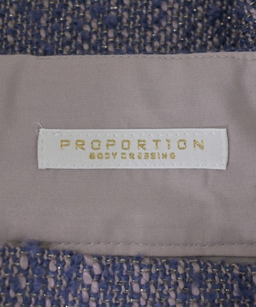 PROPORTION BODY DRESSING（プロポーションボディードレッシング）ミニスカート 青 サイズ:XS レディース/2200642762795