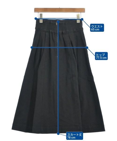 PROPORTION BODY DRESSING（プロポーションボディードレッシング）ロング・マキシ丈スカート 黒 サイズ:M レディース/2200642763082