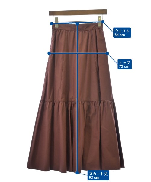 PROPORTION BODY DRESSING（プロポーションボディードレッシング）ロング・マキシ丈スカート 赤 サイズ:S レディース/2200642763259