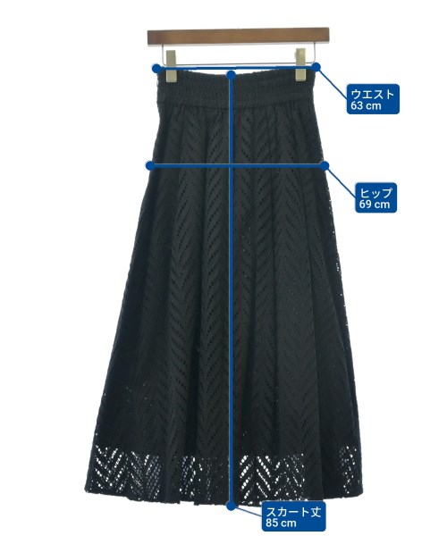 PROPORTION BODY DRESSING（プロポーションボディードレッシング）ロング・マキシ丈スカート 黒 サイズ:S レディース/2200642763303