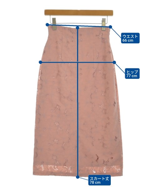 PROPORTION BODY DRESSING（プロポーションボディードレッシング）ロング・マキシ丈スカート ピンク サイズ:S レディース/2200642765437
