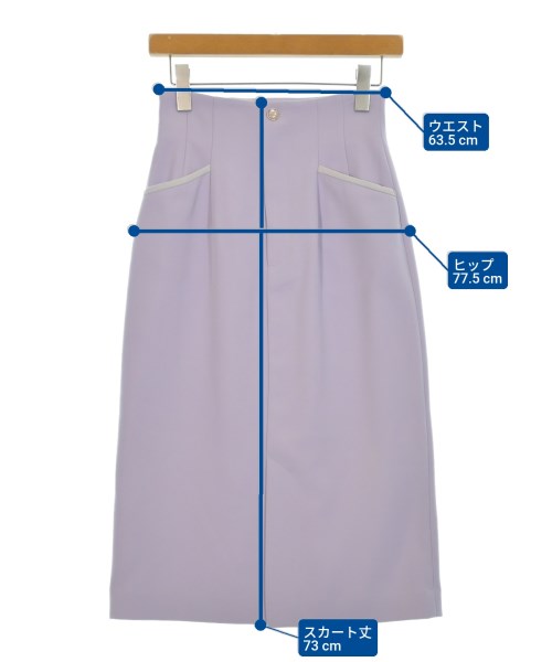 PROPORTION BODY DRESSING（プロポーションボディードレッシング）ロング・マキシ丈スカート 紫 サイズ:PS(S位) レディース/2200642765581