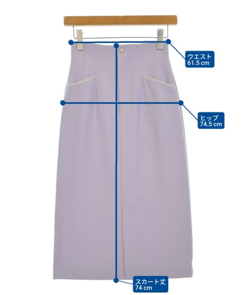 PROPORTION BODY DRESSING（プロポーションボディードレッシング）ロング・マキシ丈スカート 紫 サイズ:XS レディース/2200642765598