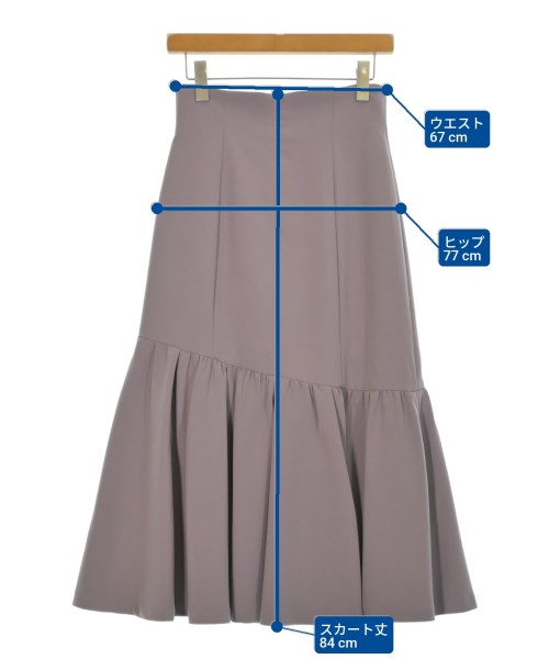 PROPORTION BODY DRESSING（プロポーションボディードレッシング）ロング・マキシ丈スカート 紫 サイズ:M レディース/2200642765642