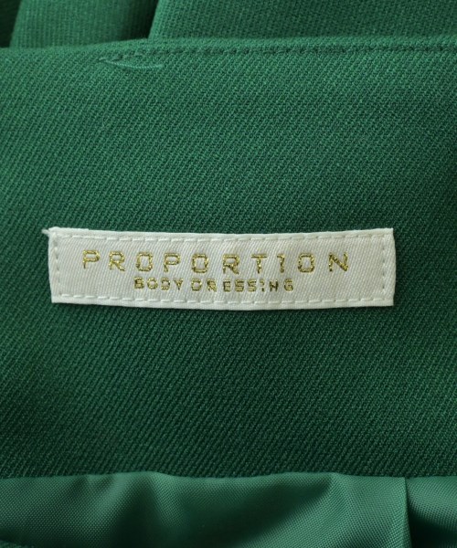 PROPORTION BODY DRESSING（プロポーションボディードレッシング）ひざ丈スカート 緑 サイズ:S レディース/2200642766939