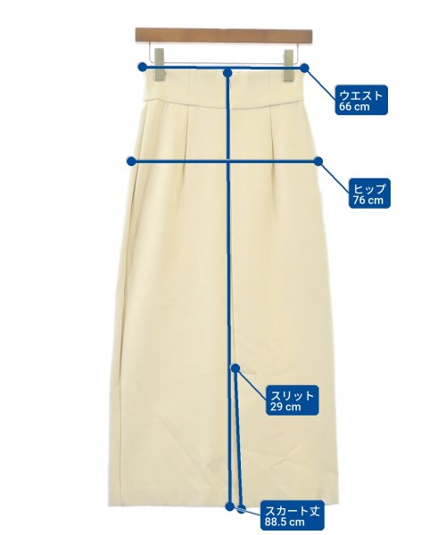 PROPORTION BODY DRESSING（プロポーションボディードレッシング）ロング・マキシ丈スカート 白 サイズ:S レディース/2200642767011