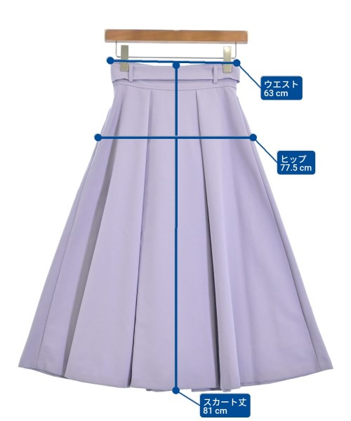PROPORTION BODY DRESSING（プロポーションボディードレッシング）ロング・マキシ丈スカート 紫 サイズ:XS レディース/2200642767196