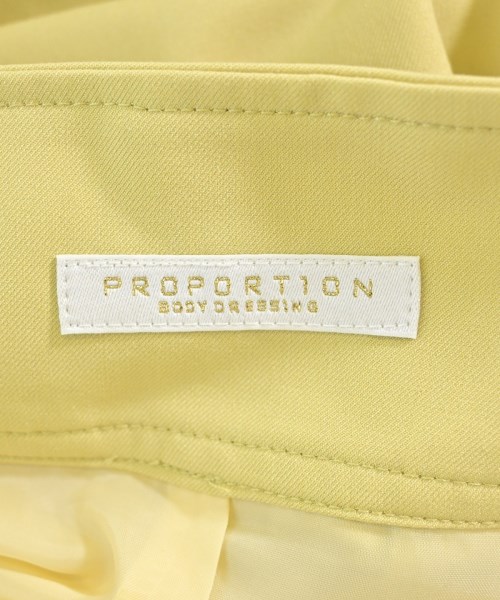 PROPORTION BODY DRESSING（プロポーションボディードレッシング）ロング・マキシ丈スカート 黄 サイズ:XS レディース/2200642767202