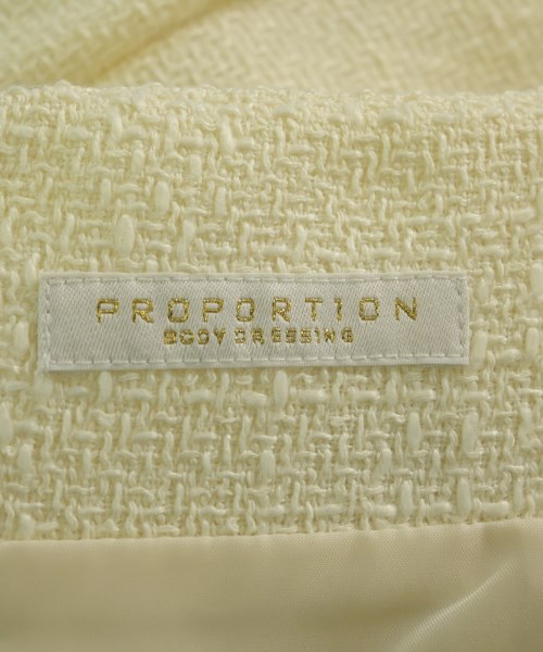 PROPORTION BODY DRESSING（プロポーションボディードレッシング）ミニスカート 白 サイズ:S レディース/2200642767226