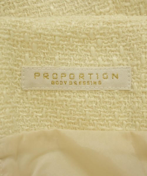 PROPORTION BODY DRESSING（プロポーションボディードレッシング）ミニスカート 白 サイズ:M レディース/2200642767233