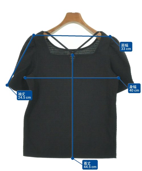PROPORTION BODY DRESSING（プロポーションボディードレッシング）Tシャツ・カットソー 黒 サイズ:M レディース/2200642768209