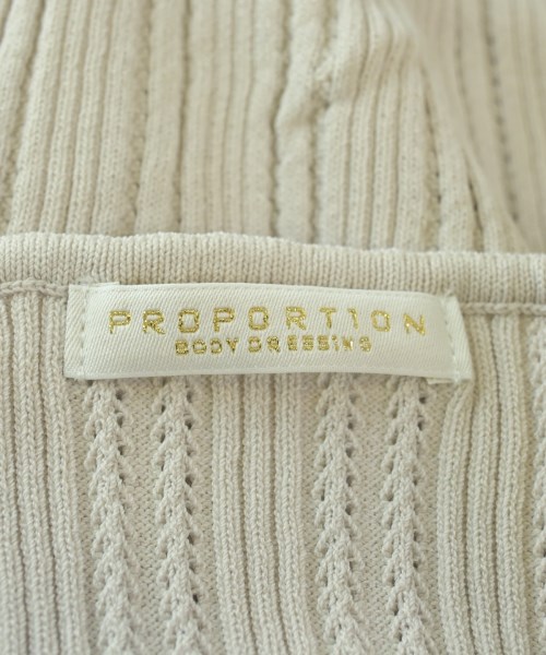 PROPORTION BODY DRESSING（プロポーションボディードレッシング）ニット・セーター グレー サイズ:F レディース/2200642768605