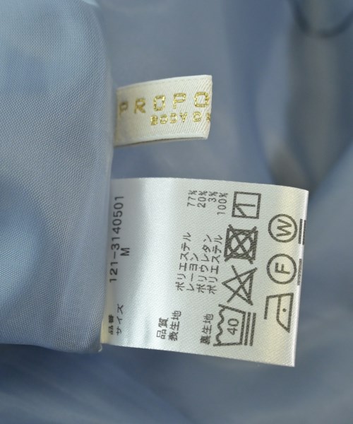 PROPORTION BODY DRESSING（プロポーションボディードレッシング）シャツワンピース 青 サイズ:M レディース/2200642769145