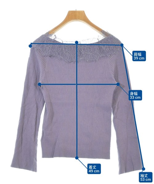 PROPORTION BODY DRESSING（プロポーションボディードレッシング）ニット・セーター 紫 サイズ:S レディース/2200637874106