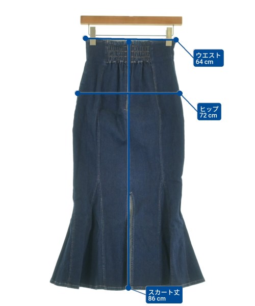 PROPORTION BODY DRESSING（プロポーションボディードレッシング）ロング・マキシ丈スカート 紺 サイズ:S レディース/2200551291010