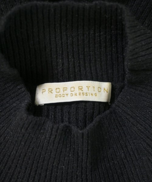 PROPORTION BODY DRESSING（プロポーションボディードレッシング）ニット・セーター 黒 サイズ:M レディース/2200616503058