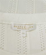PROPORTION BODY DRESSING（プロポーションボディードレッシング）ニット・セーター 白 サイズ:F レディース/2200620361019