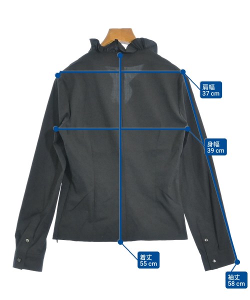 PROPORTION BODY DRESSING（プロポーションボディードレッシング）カジュアルシャツ 黒 サイズ:3(L位) レディース/2200615882253