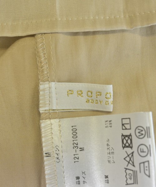PROPORTION BODY DRESSING（プロポーションボディードレッシング）ブラウス ベージュ サイズ:M レディース/2200618609062