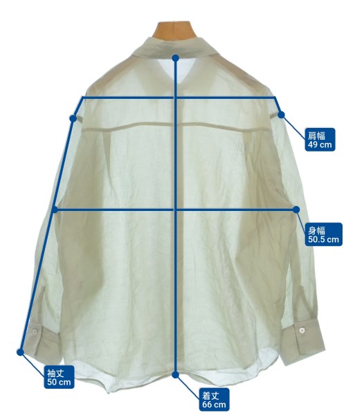 PROPORTION BODY DRESSING（プロポーションボディードレッシング）カジュアルシャツ 緑 サイズ:F レディース/2200633919054