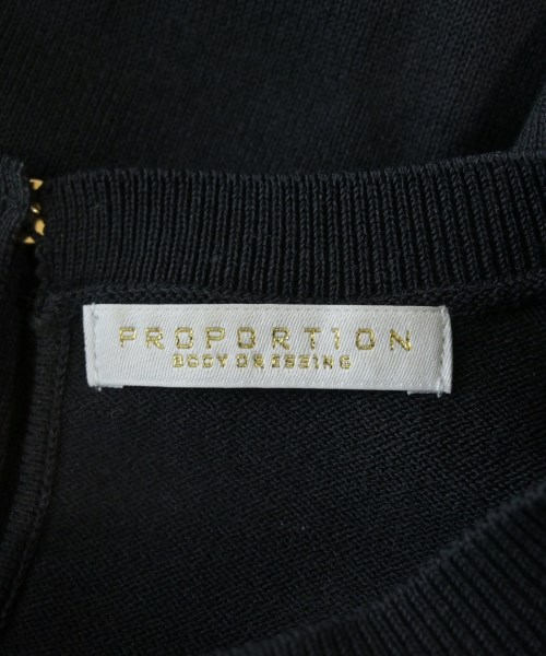 PROPORTION BODY DRESSING（プロポーションボディードレッシング）ニット・セーター 黒 サイズ:FR レディース/2200607665031