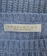 PROPORTION BODY DRESSING（プロポーションボディードレッシング）ニット・セーター 青 サイズ:S レディース/2200608387017