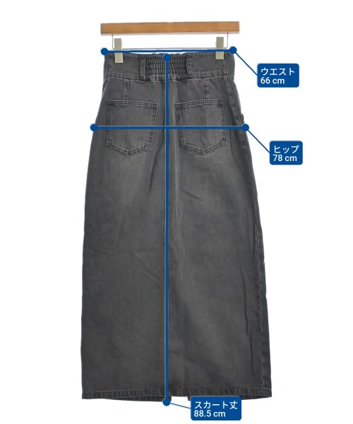 PROPORTION BODY DRESSING（プロポーションボディードレッシング）ロング・マキシ丈スカート 黒 サイズ:M レディース/2200614478020