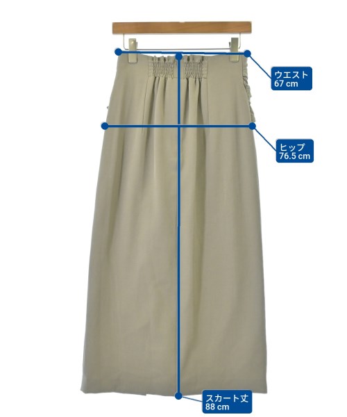 PROPORTION BODY DRESSING（プロポーションボディードレッシング）ロング・マキシ丈スカート カーキ サイズ:M レディース/2200614478044