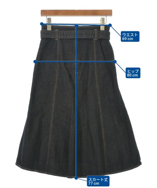 PROPORTION BODY DRESSING（プロポーションボディードレッシング）ロング・マキシ丈スカート 黒 サイズ:PM(M位) レディース/2200614478105