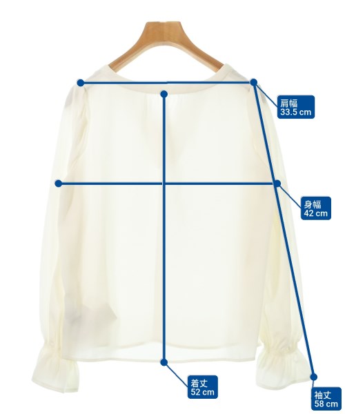 PROPORTION BODY DRESSING（プロポーションボディードレッシング）ブラウス 白 サイズ:S レディース/2200614478167