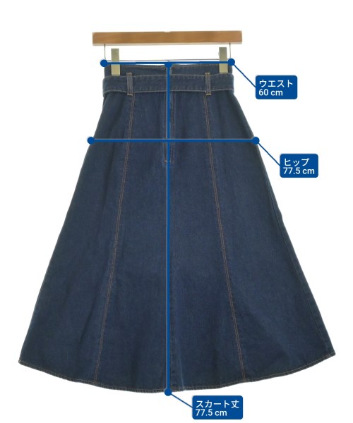 PROPORTION BODY DRESSING（プロポーションボディードレッシング）ロング・マキシ丈スカート 紺 サイズ:S レディース/2200610391026