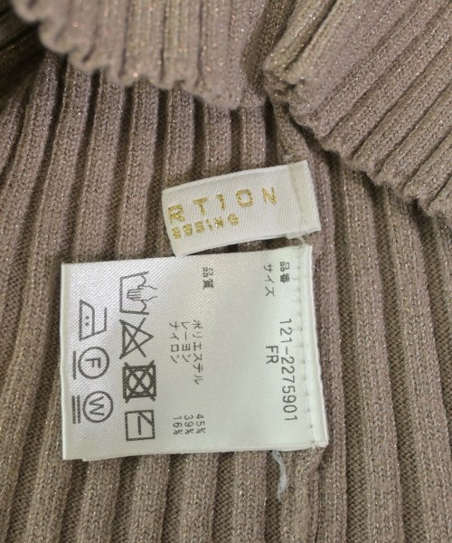 PROPORTION BODY DRESSING（プロポーションボディードレッシング）ニット・セーター 茶 サイズ:F レディース/2200668554039