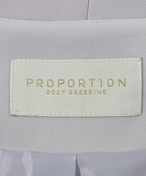 PROPORTION BODY DRESSING（プロポーションボディードレッシング）ノーカラージャケット 紫 サイズ:S レディース/2200669590029