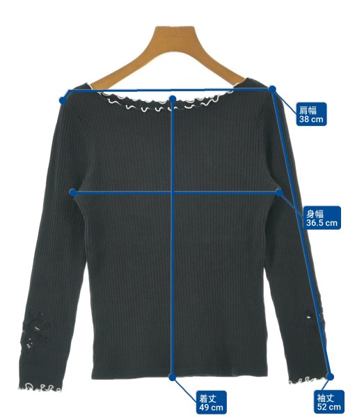 PROPORTION BODY DRESSING（プロポーションボディードレッシング）Tシャツ・カットソー 黒 サイズ:2(M位) レディース/2200673734068