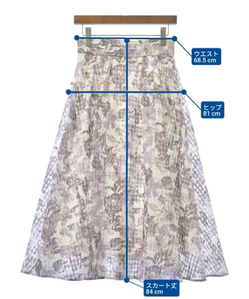 PROPORTION BODY DRESSING（プロポーションボディードレッシング）ロング・マキシ丈スカート 紫 サイズ:M レディース/2200677613055