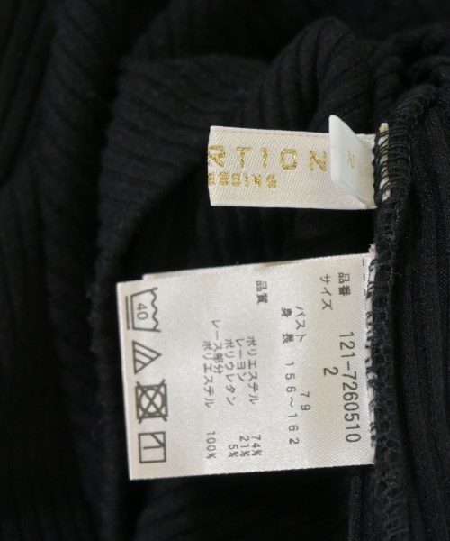 PROPORTION BODY DRESSING（プロポーションボディードレッシング）Tシャツ・カットソー 黒 サイズ:2(M位) レディース/2200678481226