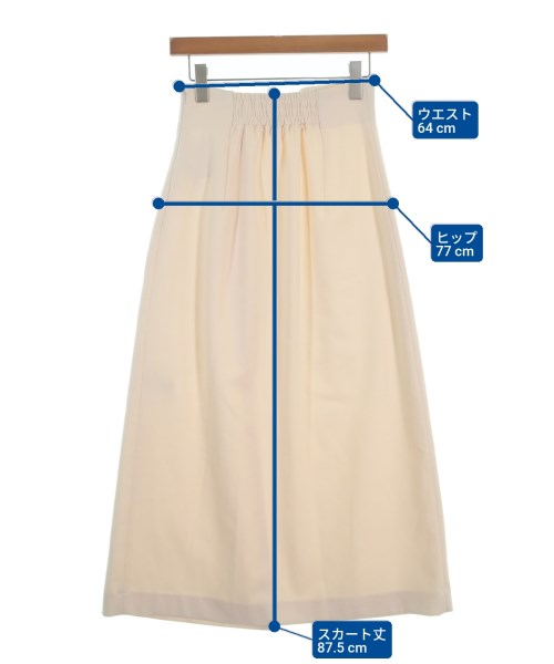 PROPORTION BODY DRESSING（プロポーションボディードレッシング）ロング・マキシ丈スカート 白 サイズ:S レディース/2200682509060